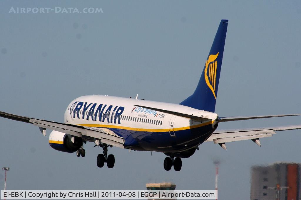 EI-EBK, 2009 Boeing 737-8AS C/N 37528, Ryanair