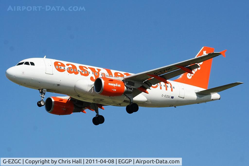 G-EZGC, 2010 Airbus A319-111 C/N 4444, easyJet
