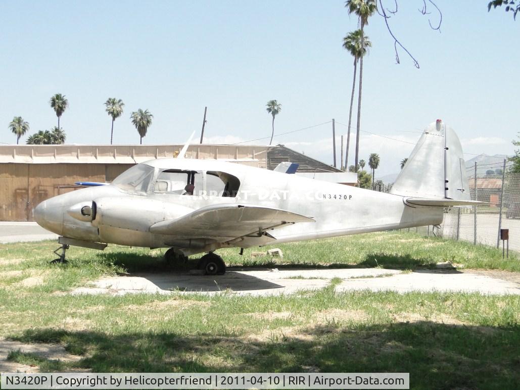 N3420P, 1958 Piper PA-23-160 Apache C/N 23-1384, Parked in the back behind a fence