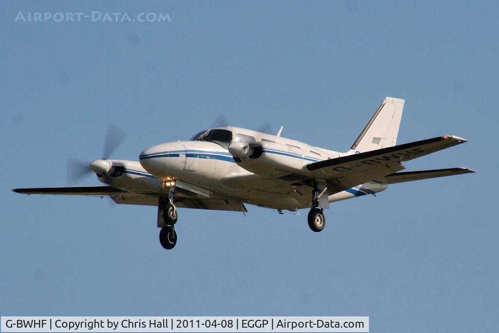 G-BWHF, 1976 Piper PA-31-325 Navajo C/R C/N 31-7612076, Privately owned