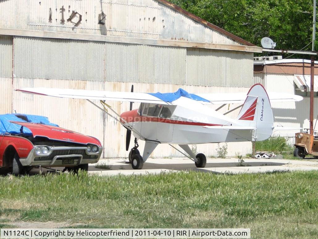 N1124C, 1953 Piper PA-22-135 Tri-Pacer C/N 22-966, Parked and partially covered up from the elements