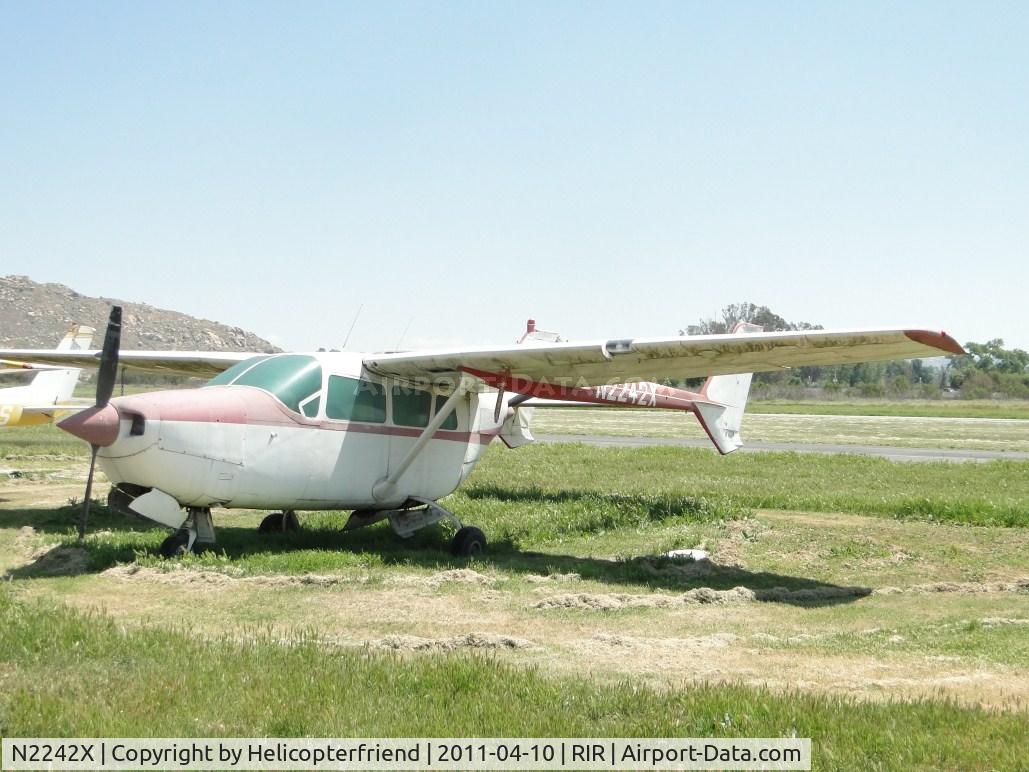 N2242X, 1965 Cessna 337 Super Skymaster C/N 337-0142, Appears to have weathered the storm, grass has been mowed