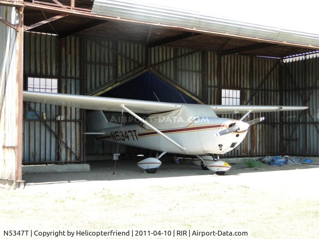 N5347T, 1964 Cessna 172E C/N 17251247, Parked in the hanger and covered