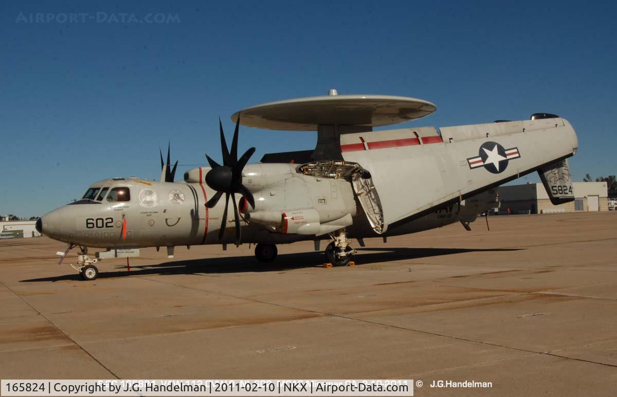 165824, Northrop Grumman E-2C Hawkeye C/N A195, At MCAS Miramar for CONA.