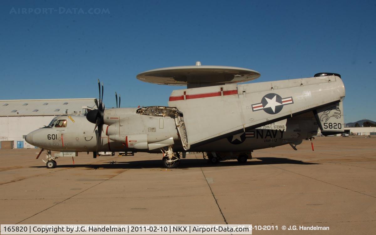 165820, Northrop Grumman E-2C Hawkeye C/N A191, at MCAS Miramar for CONA