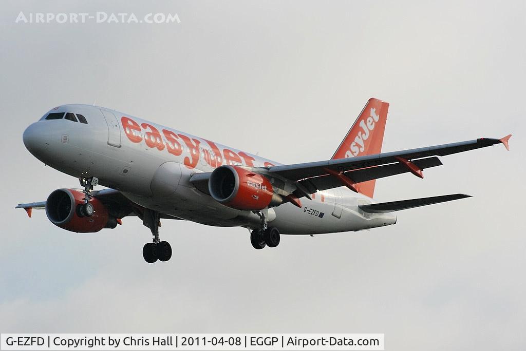 G-EZFD, 2009 Airbus A319-111 C/N 3810, easyJet