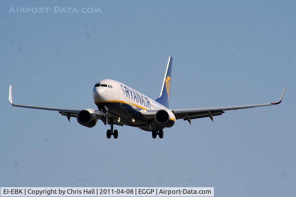 EI-EBK, 2009 Boeing 737-8AS C/N 37528, Ryanair