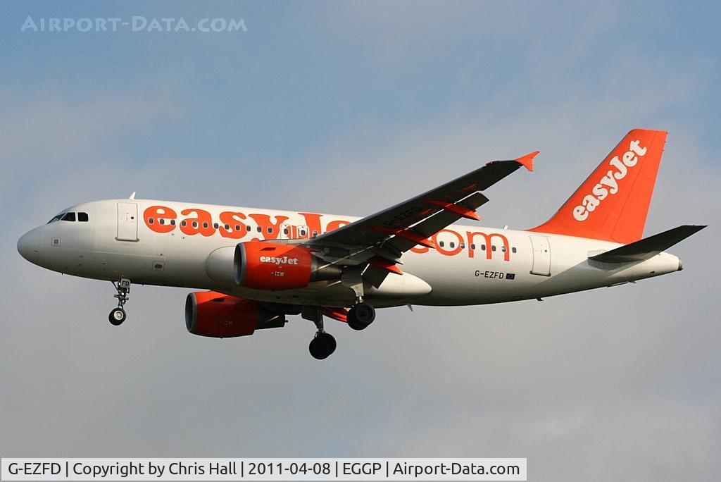 G-EZFD, 2009 Airbus A319-111 C/N 3810, easyJet