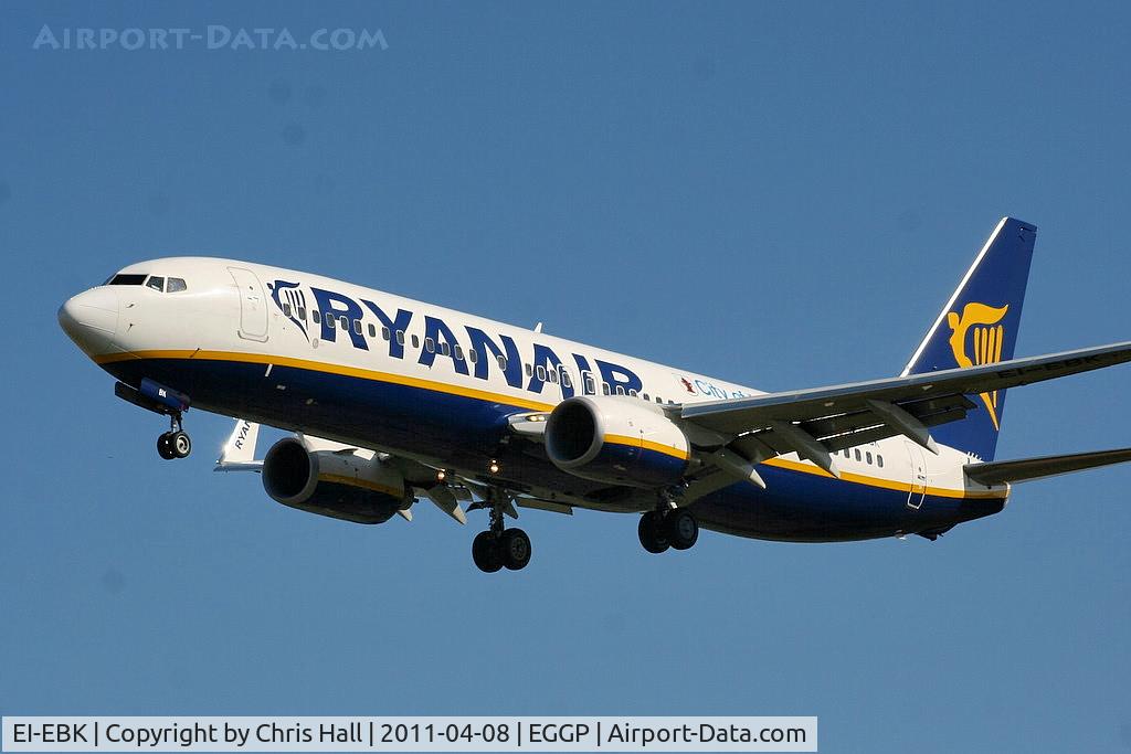 EI-EBK, 2009 Boeing 737-8AS C/N 37528, Ryanair