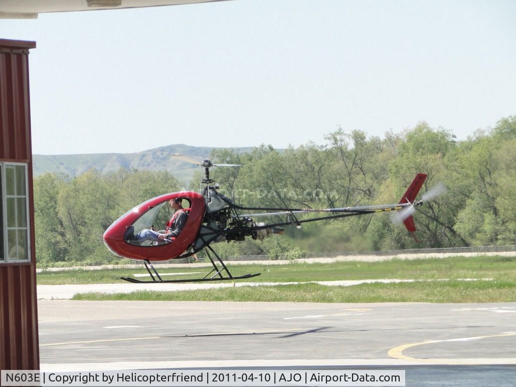 N603E, 2004 Eagle R & D Helicycle C/N 82122Y, Air taxiing to runway for westward take off
