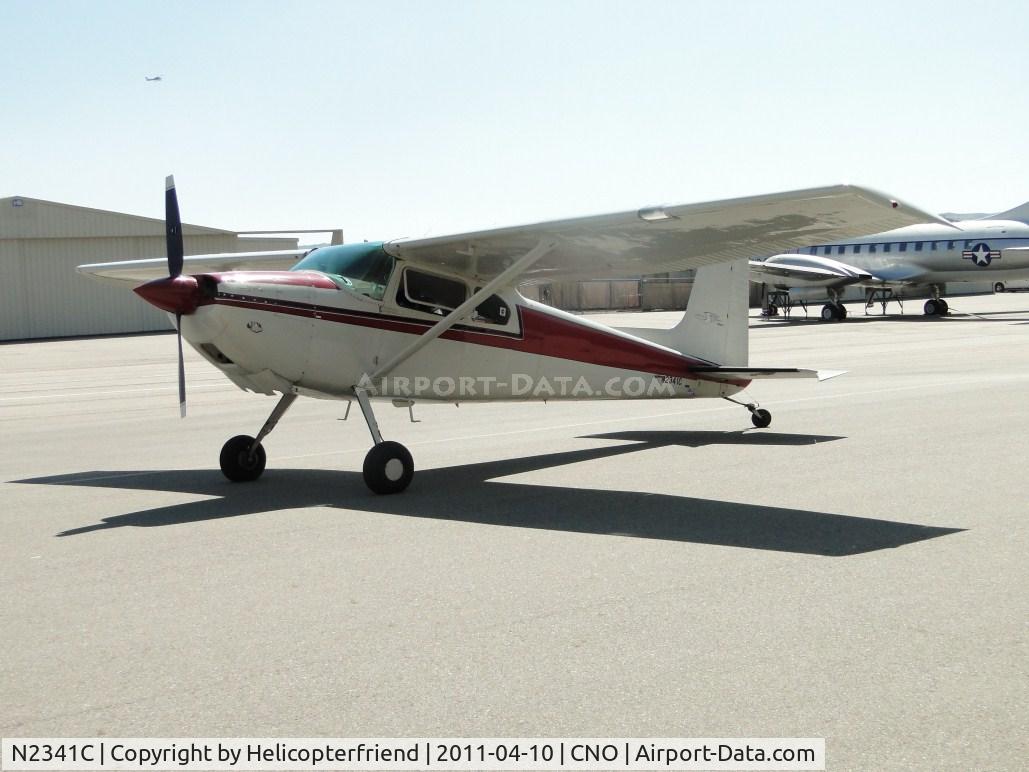 N2341C, 1953 Cessna 180 C/N 30641, Making ready to depart