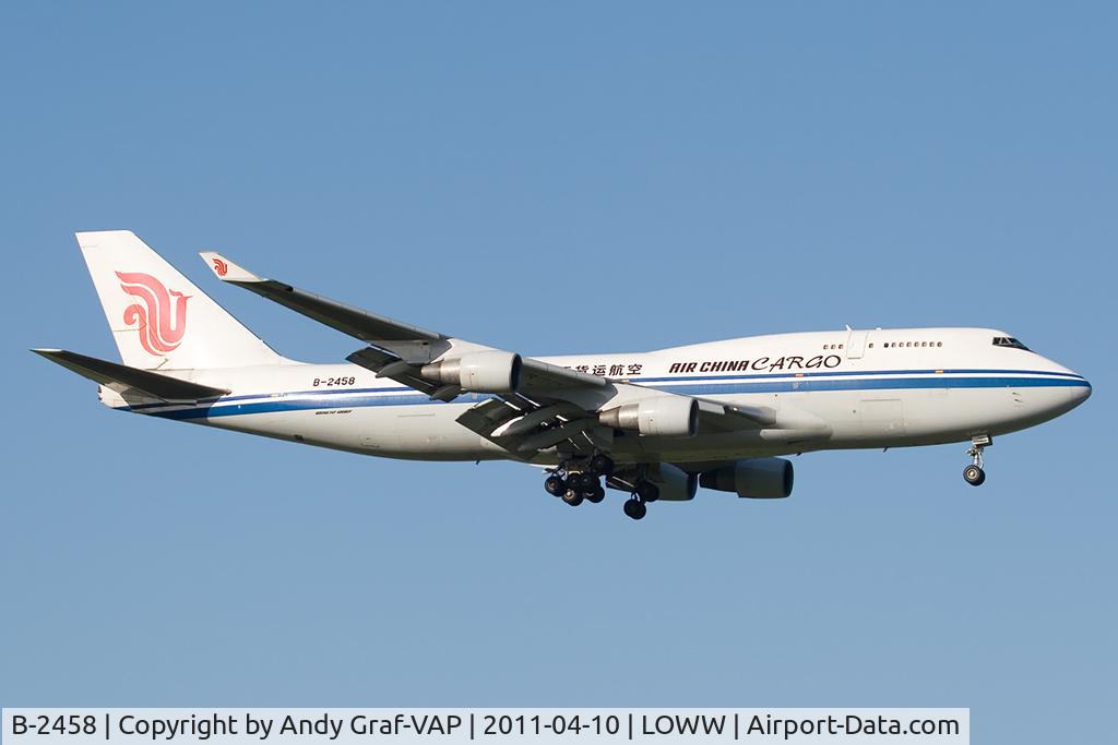 B-2458, 1990 Boeing 747-4J6/BCF C/N 24347, Air China Cargo 747-400