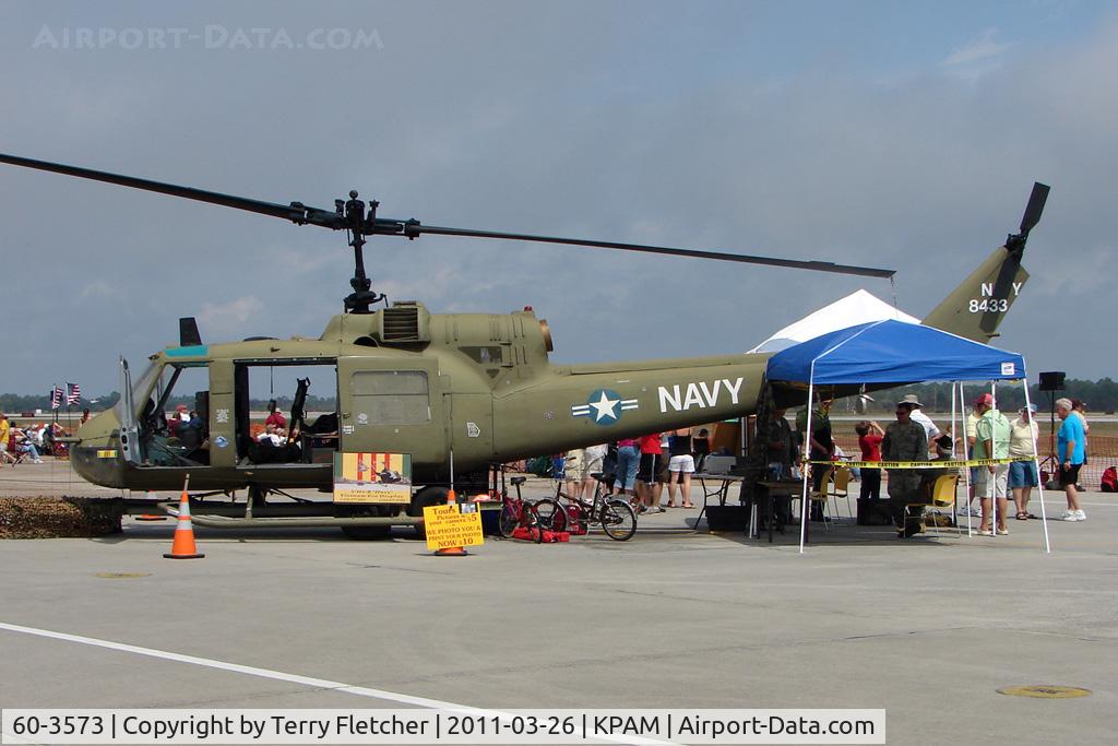 60-3573, 1960 Bell UH-1B Iroquois C/N 219, At Tyndall AFB - 2011 Gulf Coast Salute Show 
- c/n 219