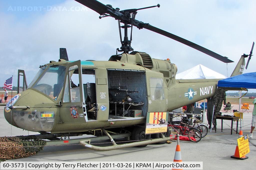 60-3573, 1960 Bell UH-1B Iroquois C/N 219, At Tyndall AFB - 2011 Gulf Coast Salute Show 
- c/n 219