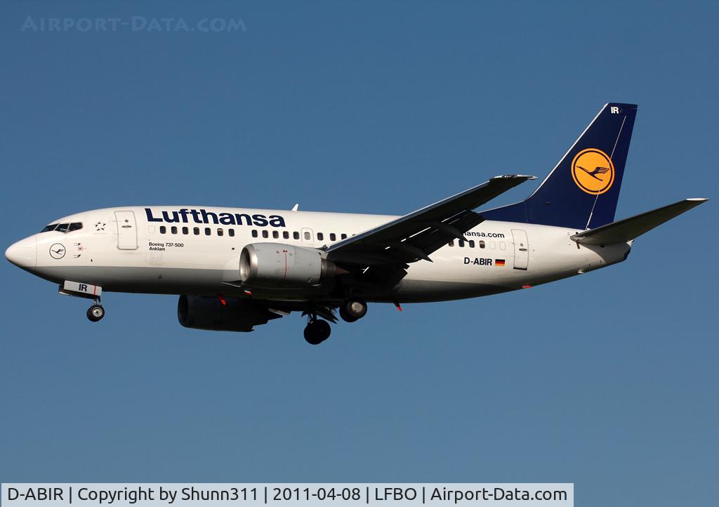 D-ABIR, 1991 Boeing 737-530 C/N 24941, Landing rwy 32L