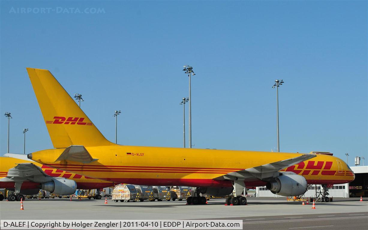 D-ALEF, 1985 Boeing 757-236/SF C/N 22189, Two hours later she departed to western destinations....
