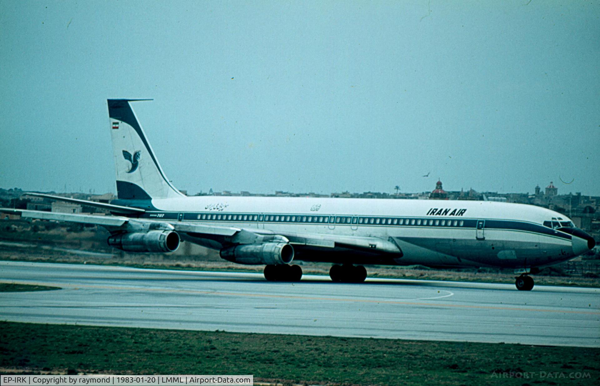 EP-IRK, 1966 Boeing 707-321C C/N 19267, B707 EP-IRK Iran Air