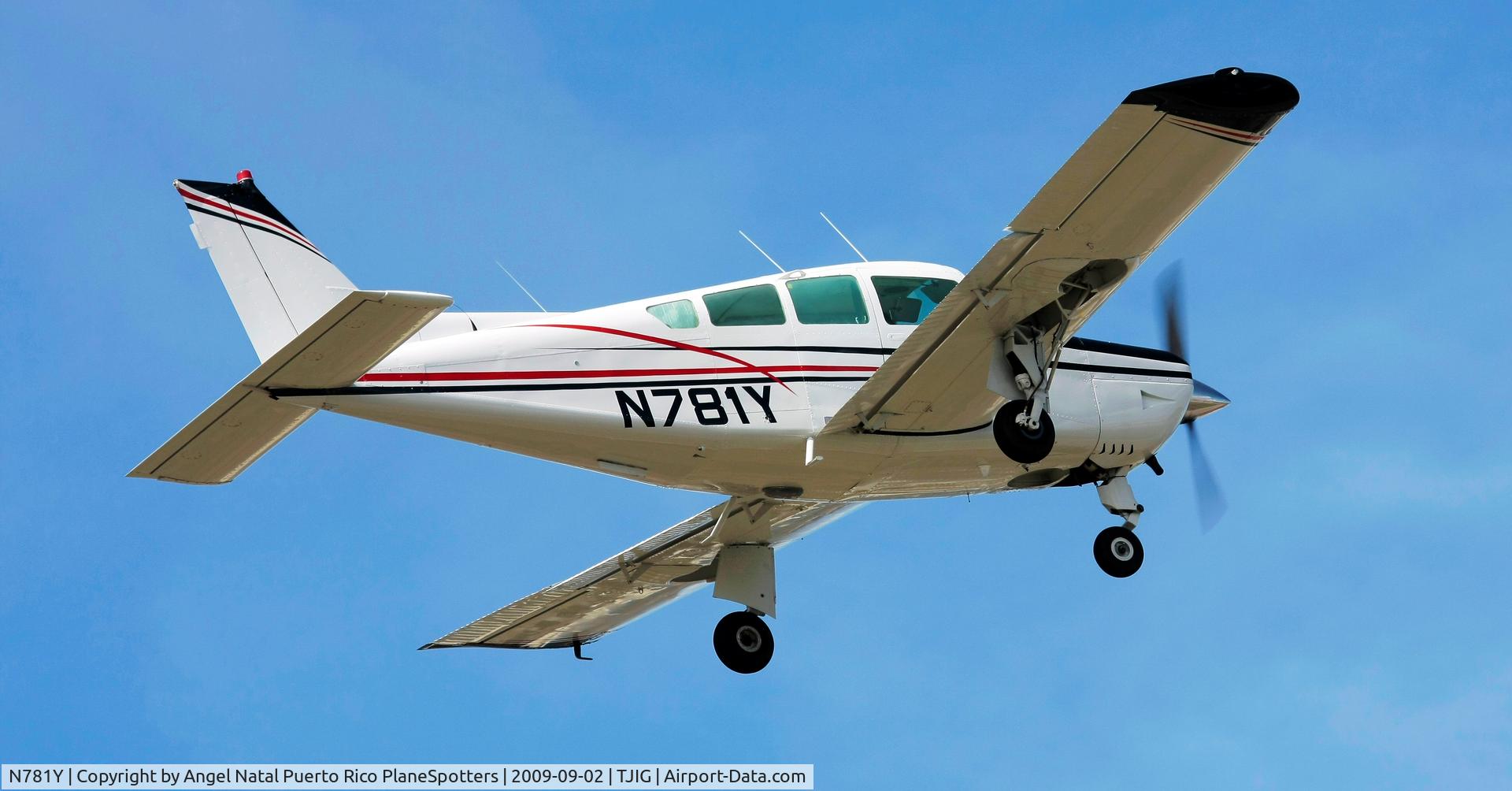 N781Y, 1977 Beech C24R C/N MC-544, San Juan Ferdinando Luis Ribas Dominicci Airport - TJIG