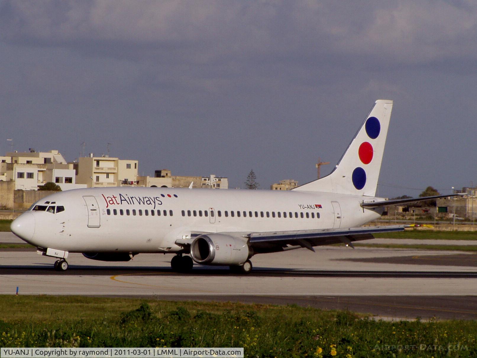 YU-ANJ, 1986 Boeing 737-3H9 C/N 23714/1305, B737-300 YU-ANJ Jat