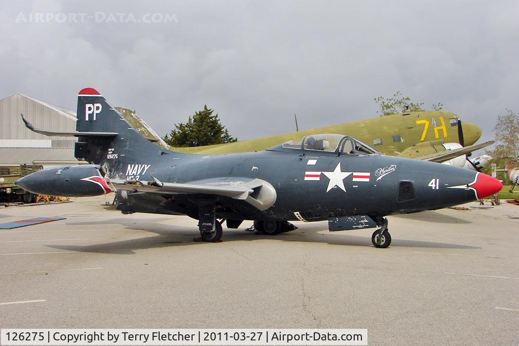 126275, 1950 Grumman F9F-5P Panther C/N Not found 126275, Displayed at Battleship Memorial Park , Mobile