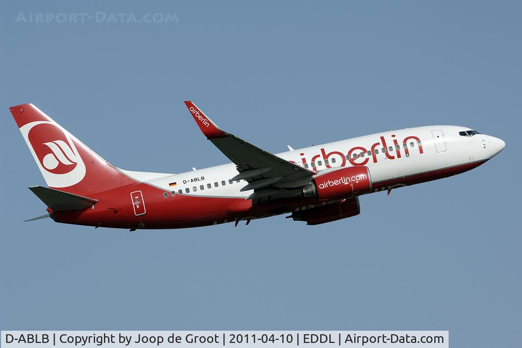 D-ABLB, 2008 Boeing 737-76J C/N 36115, Air Berlin
