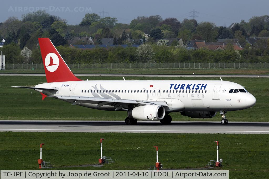 TC-JPF, 2006 Airbus A320-232 C/N 2984, Turkish Airlines arrival at DUS