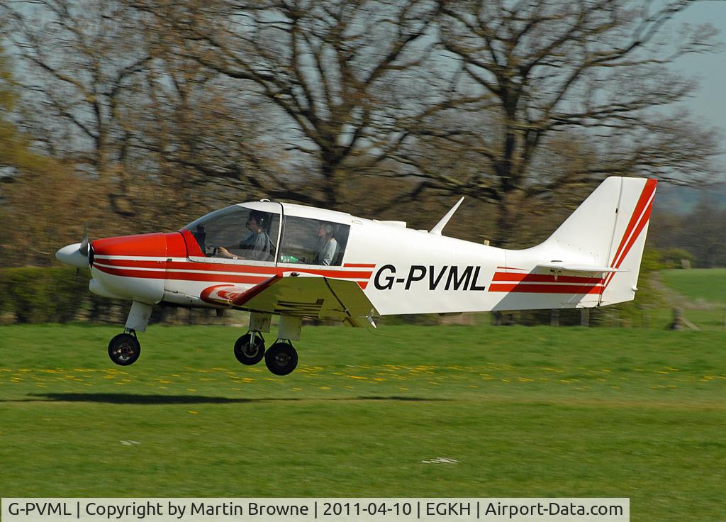 G-PVML, 1974 Robin DR-400-140B Major Major C/N 972, SHOT AT HEADCORN