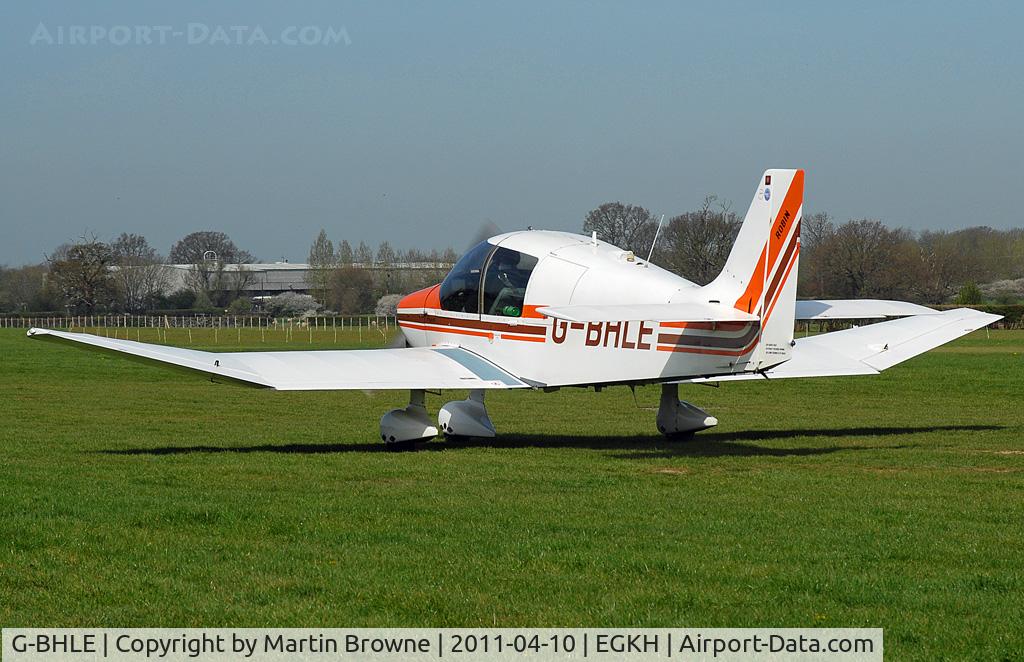 G-BHLE, 1980 Robin DR-400-180 Regent Regent C/N 1466, SHOT AT HEADCORN