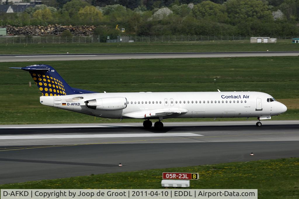 D-AFKD, 1994 Fokker 100 (F-28-0100) C/N 11500, Contact Air