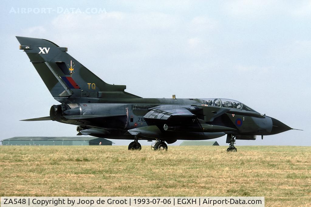 ZA548, 1981 Panavia Tornado GR.1 C/N 061/BT016/3032, TWCA/15(R) Sq