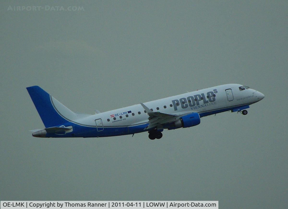 OE-LMK, 2006 Embraer 170LR (ERJ-170-100LR) C/N 17000150, People's Viennaline Embraer 170