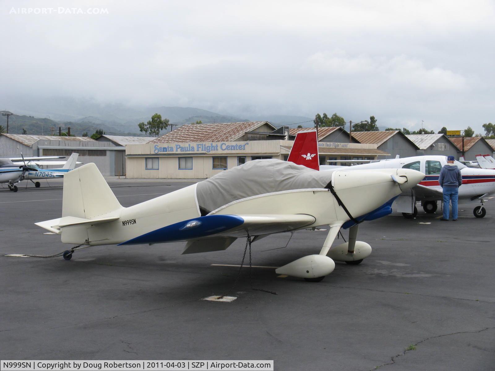 N999SN, 1998 Vans RV-6 C/N 22118, 1998 Nelson VAN's RV-6, Lycoming O-320 160 Hp