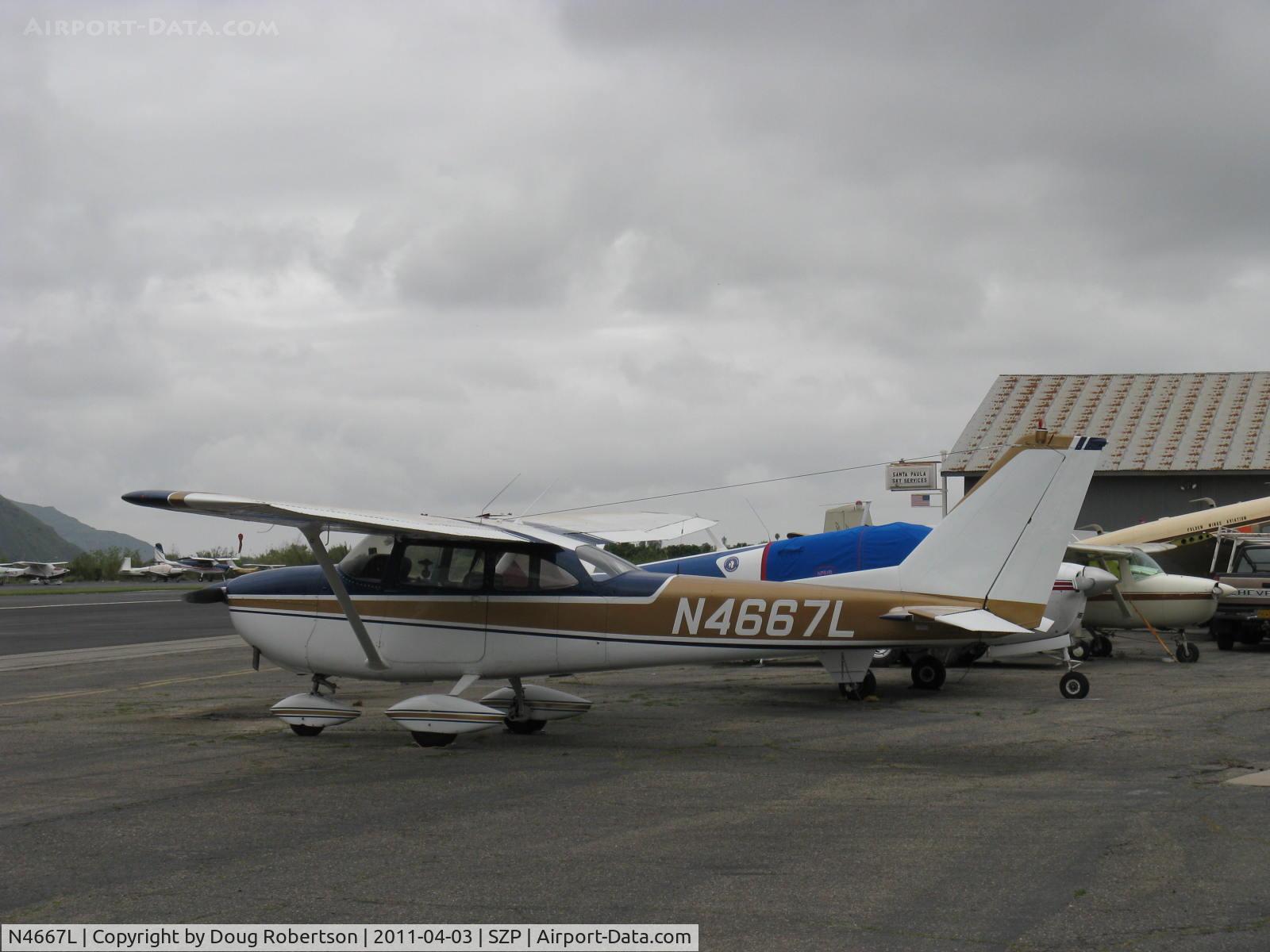 N4667L, 1966 Cessna 172G C/N 17254662, 1966 Cessna 172G, Continental O-300-D 145 Hp