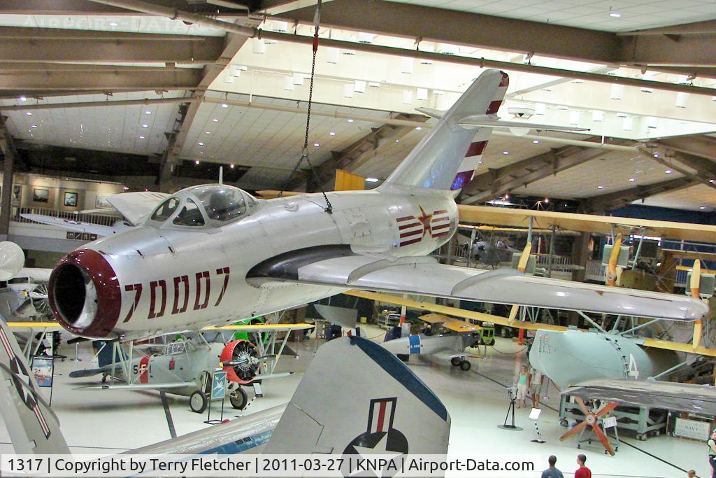 1317, Mikoyan-Gurevich MiG-15bis C/N Not found 1317, Displayed at Pensacola Naval Museum