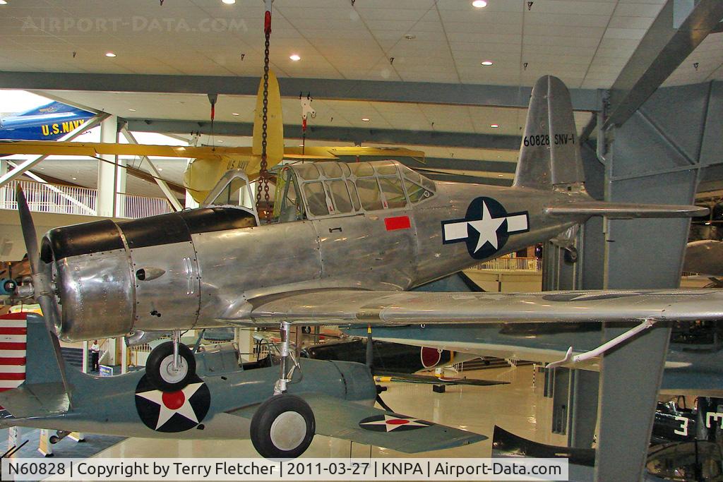 N60828, 1941 Consolidated Vultee BT-13A C/N 2935, Displayed at Pensacola Naval Aviation Museum