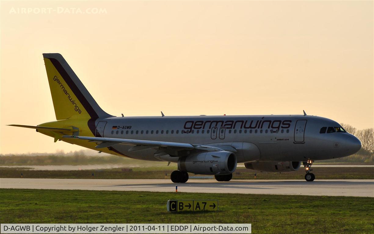 D-AGWB, 2006 Airbus A319-111 C/N 2833, Germanwings CGN shuttle in beautiful evening light on the way to todays last departure.
