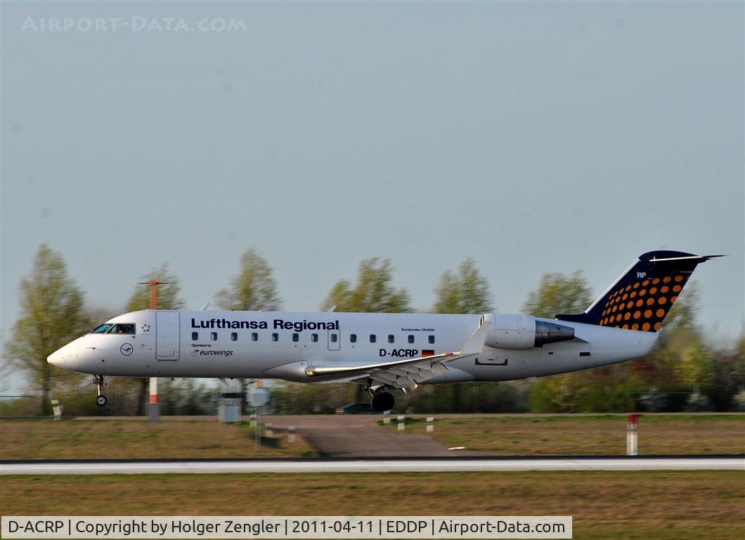 D-ACRP, 2002 Bombardier CRJ-200ER (CL-600-2B19) C/N 7625, Todays last approach from DUS