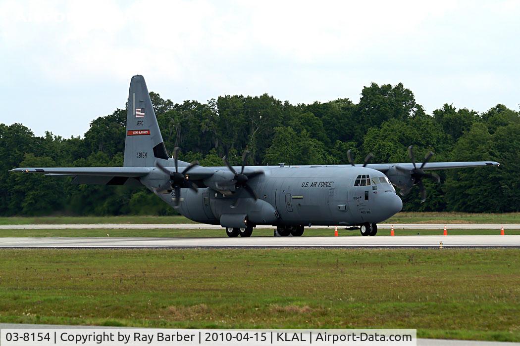 03-8154, 2003 Lockheed Martin C-130J-30 Super Hercules C/N 382-5557, Lockheed C-130J-30 Hercules [5557] Lakeland-Linder~N 15/04/2010