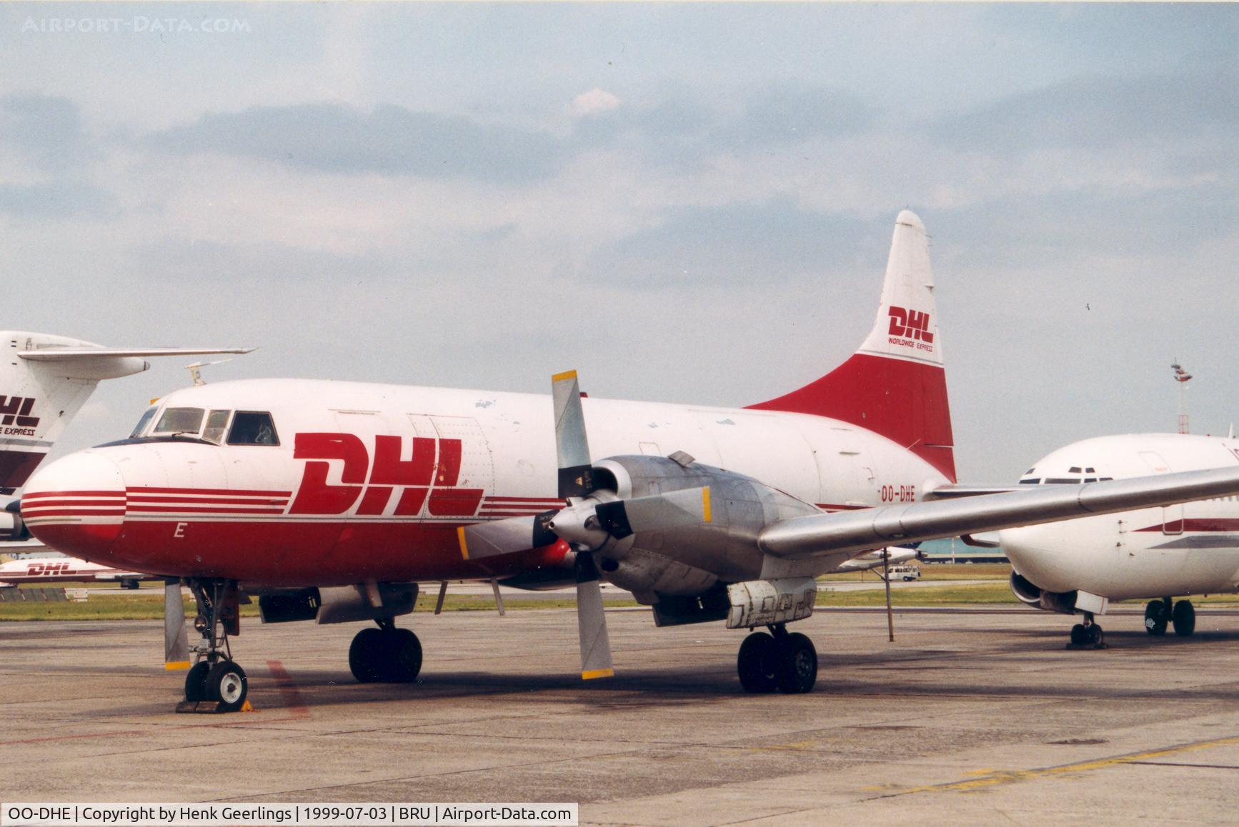 OO-DHE, 1953 Convair 580(F) C/N 052/080, DHLBRU