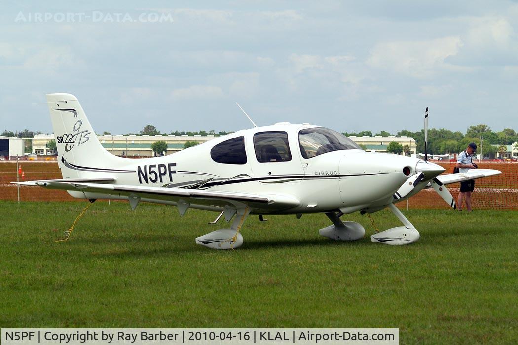 N5PF, 2006 Cirrus SR22 C/N 1904, Cirrus Design SR-22GTS [1904] Lakeland-Linder~N 16/04/2010