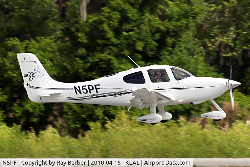N5PF, 2006 Cirrus SR22 C/N 1904, Cirrus Design SR-22GTS [1904] Lakeland-Linder~N 16/04/2010
