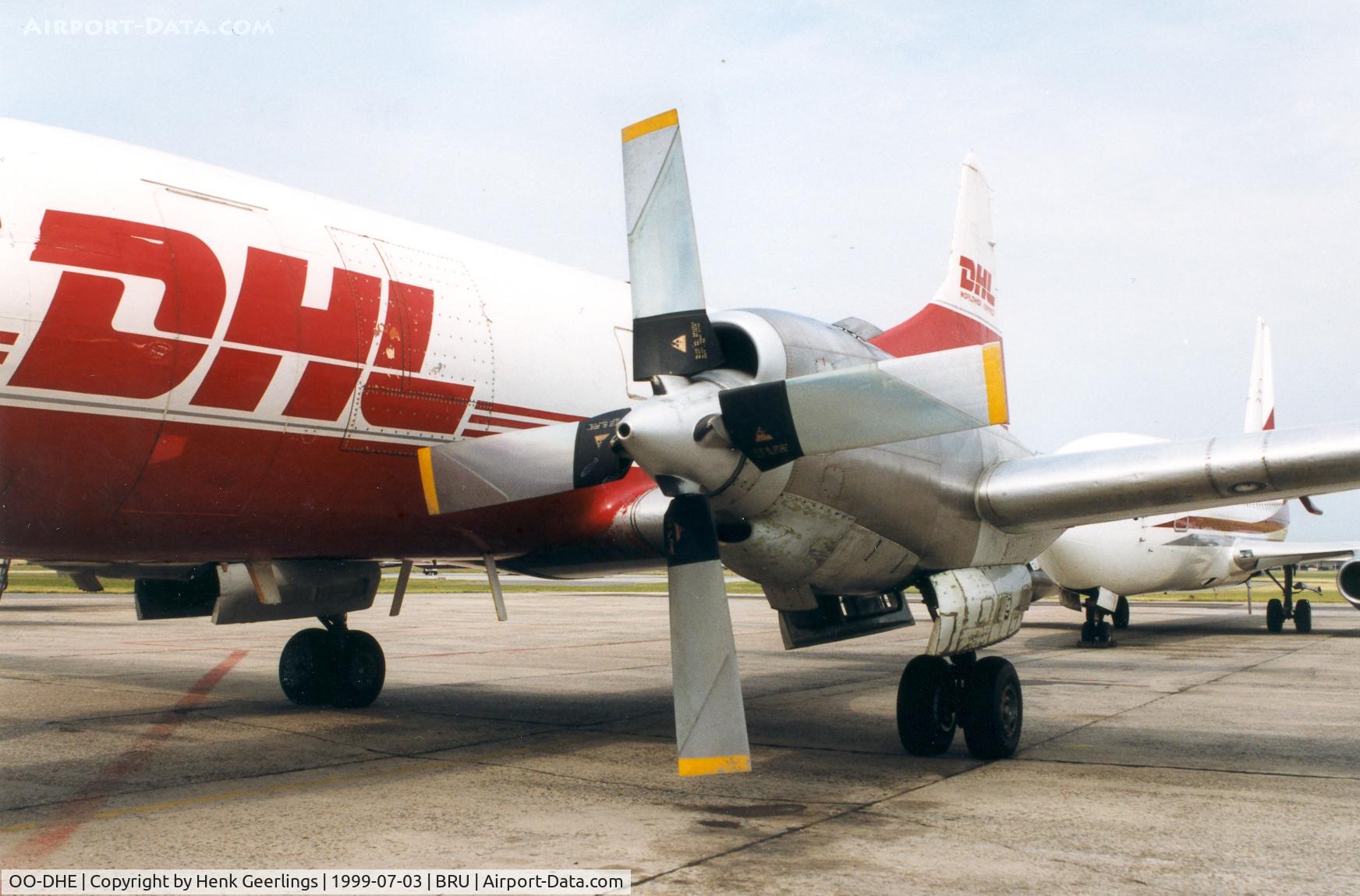 OO-DHE, 1953 Convair 580(F) C/N 052/080, DHL