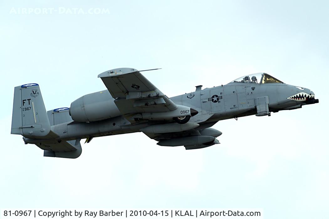 81-0967, 1981 Fairchild Republic A-10C Thunderbolt II C/N A10-0662, Fairchild A-10C Thunderbolt [662] Lakeland-Linder~N 15/04/2010