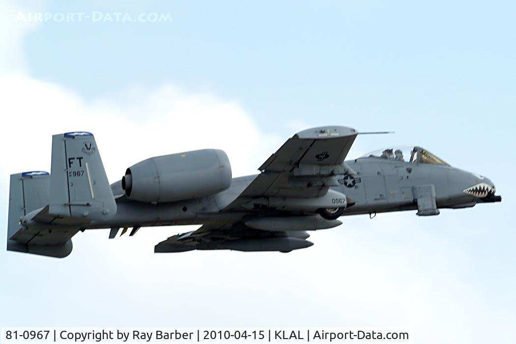 81-0967, 1981 Fairchild Republic A-10C Thunderbolt II C/N A10-0662, Fairchild A-10C Thunderbolt [662] Lakeland-Linder~N 15/04/2010
