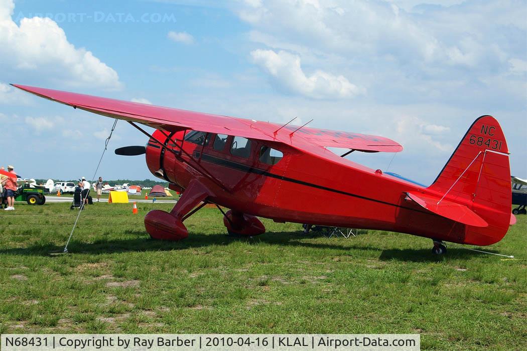N68431, 1943 Howard Aircraft DGA-15P C/N 991, N68431   Howard DGA-15P [991] Lakeland-Linder~N 16/04/2010