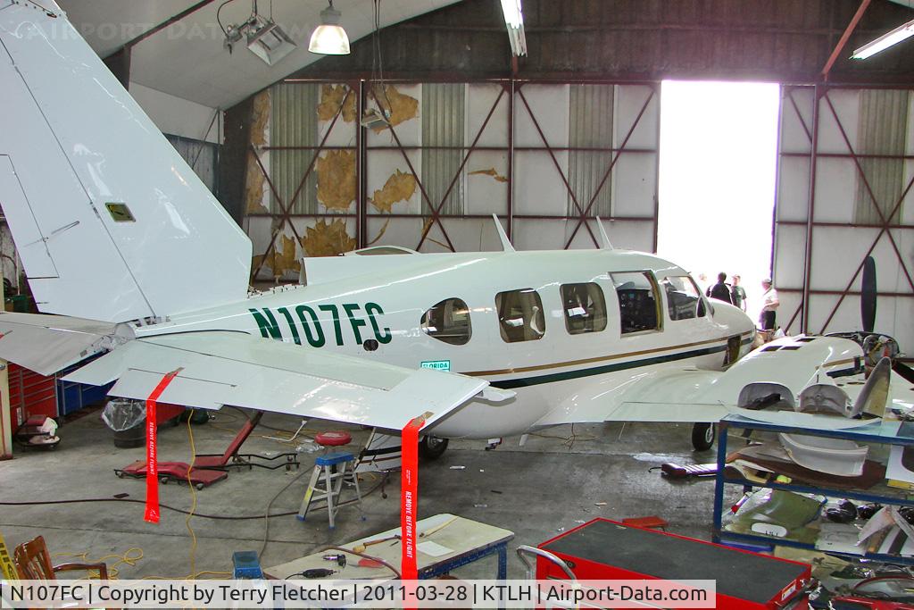 N107FC, 1970 Piper PA-31-310 Navajo C/N 31-612, Forestry Commision lot at Tallahassee Regional