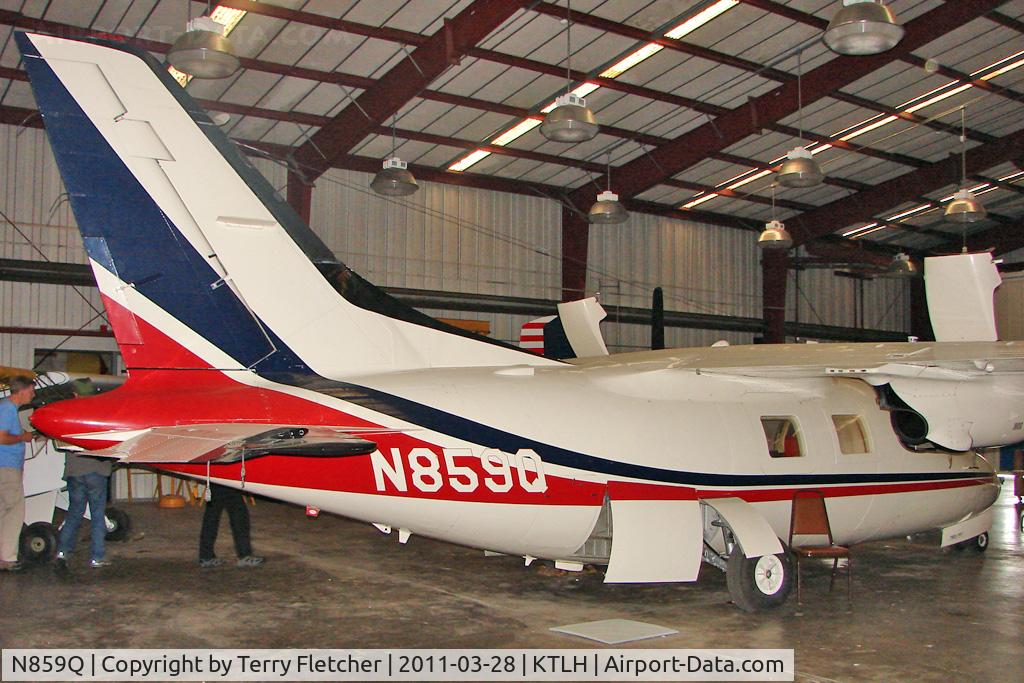 N859Q, 1969 Mitsubishi MU-2B-10 C/N 113, Surprise to find this Inside  the Lively Aviation School at Tallahassee Airport