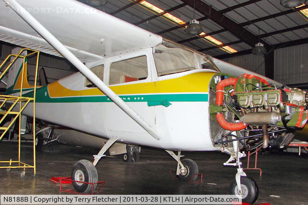 N8188B, 1957 Cessna 172 C/N 29988, Inside  the Lively Aviation School at Tallahassee Airport