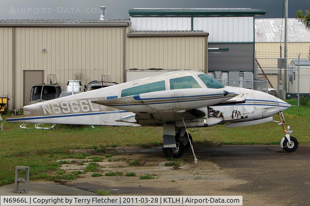 N6966L, 1966 Cessna 310K C/N 310K0066, Outside   the Lively Aviation School at Tallahassee Airport