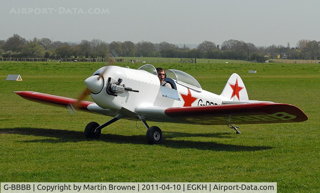 G-BBBB, 1973 Taylor JT-1 Monoplane C/N SAM/01/PFA 1422, SHOT AT HEADCORN
